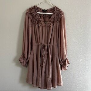 Vici Elegant Mauve Dress